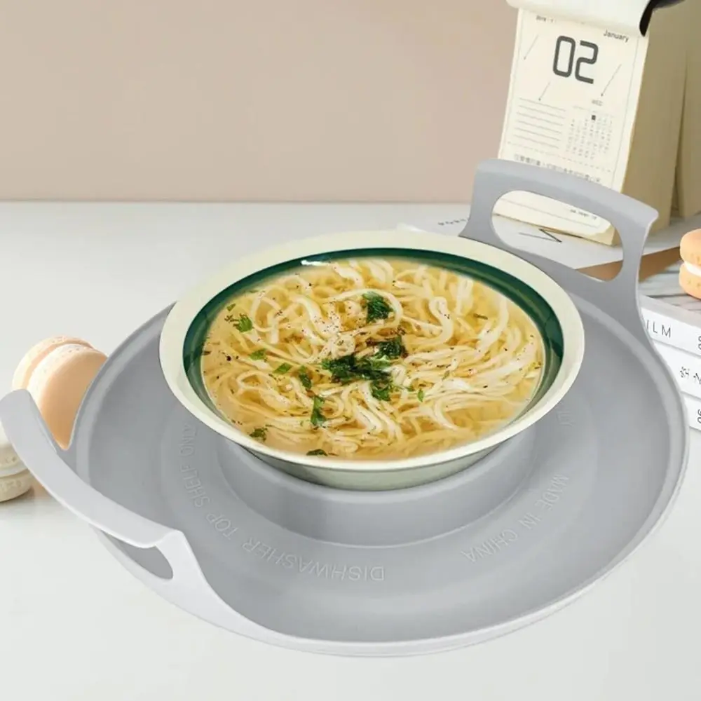 New Anti-deformed Microwave Plate Tray Home Cooking Supplies Easy to Clean Microwave Plates Holder Microwave Cool Steam Holder