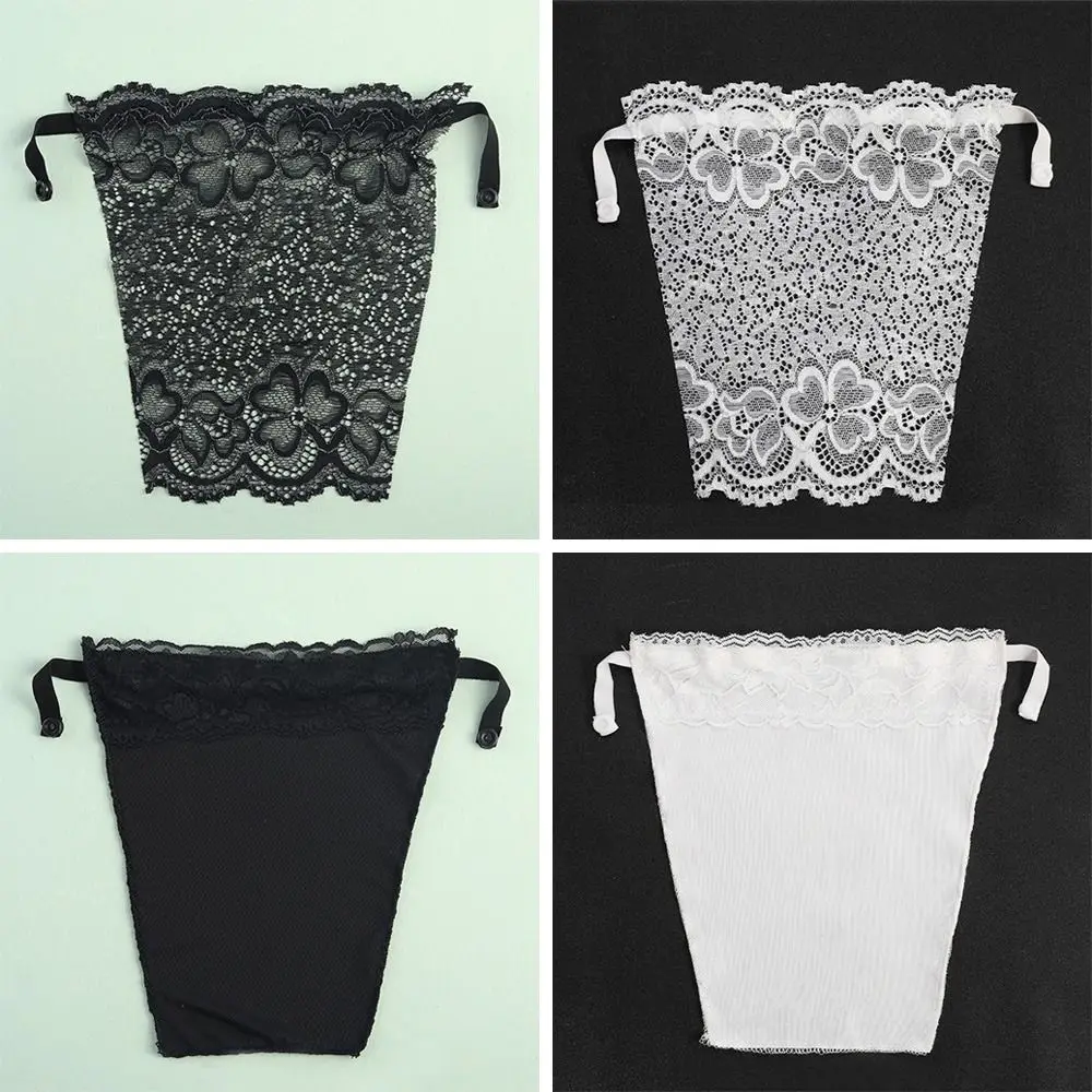 Women's Lace Insert Wrapped Chest Overlay Invisible Panel Mock Camisole Bra Flexibility Anti-Exposure Summer Clip On Bra women lingerie bra,lace camisole tops