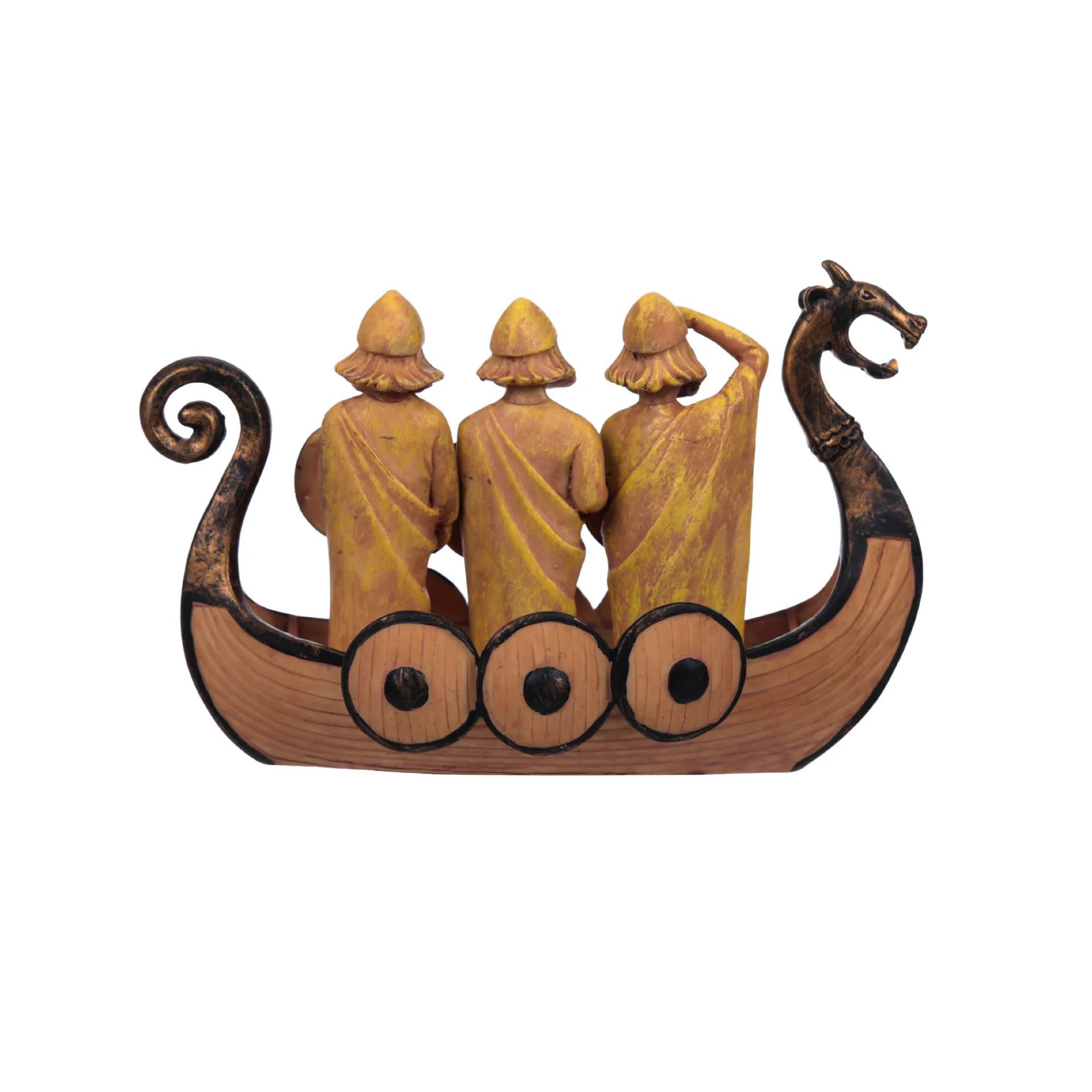 

Resin Handicraft Soldier Shield Dragon Boat Vintage