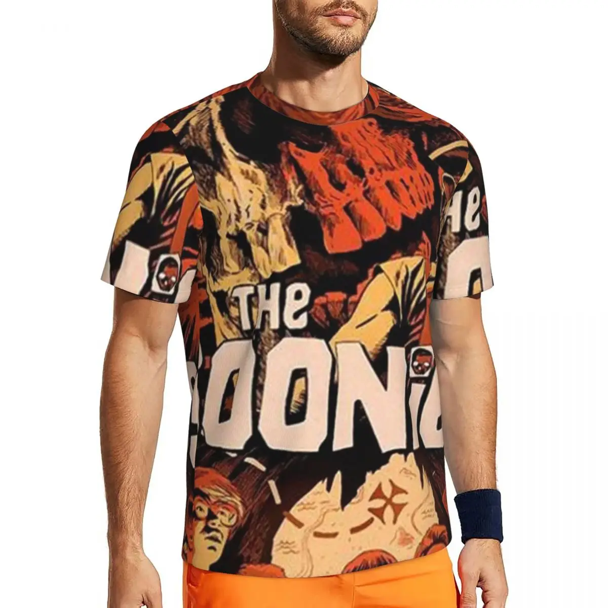 Футболка мужская с принтом черепа пирата, летняя