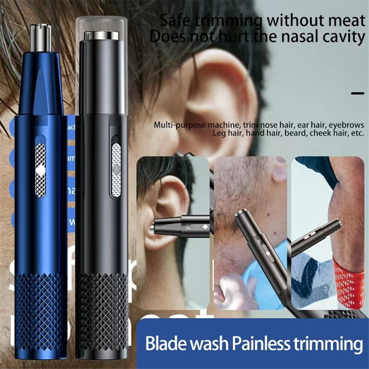 Electric Nose Hair Trimmer for Men USB Rechargeable Ear Nose Hair Trimmer Professional Trimming Tool Nose Hair Trimmer C 3