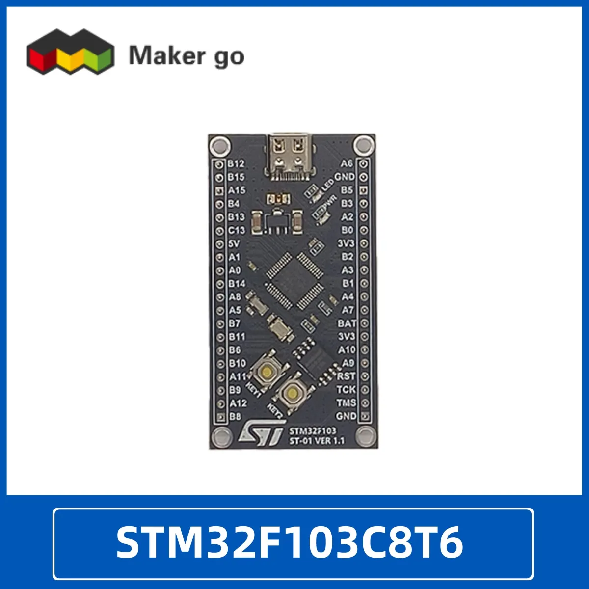 

Минимальная системная плата STM32F103C8T6, основная плата, макетная плата, микрокомпьютер с одним чипом, Экспериментальная плата STM32