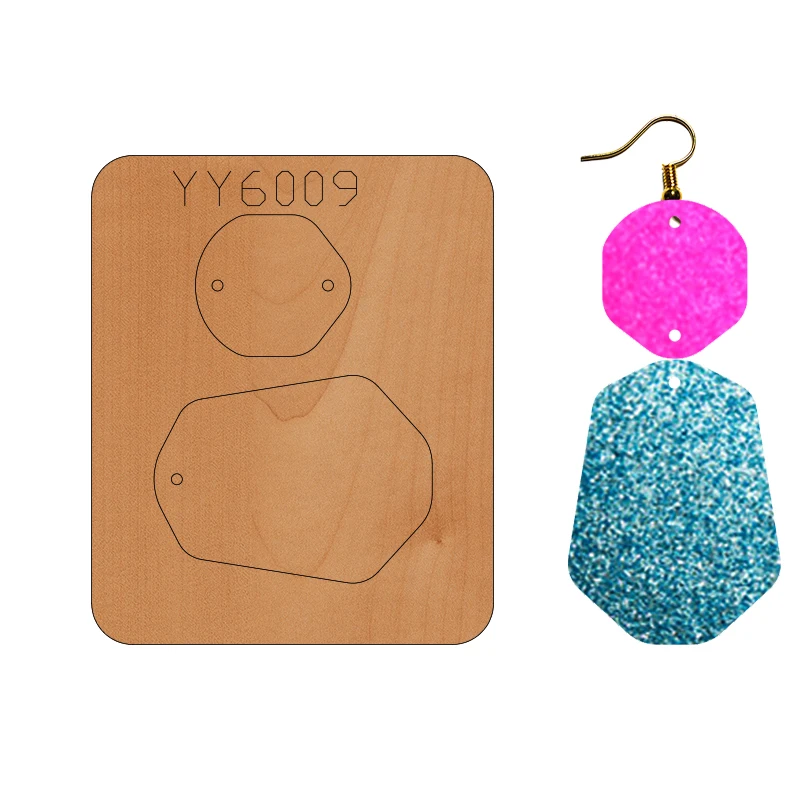 

Earring mold knife model YY6009 is suitable for all cutting machines on the market die cuts
