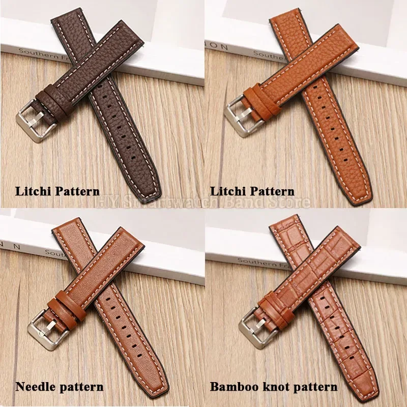 Premium Leather Watch Band - Quick Release, Waterproof
