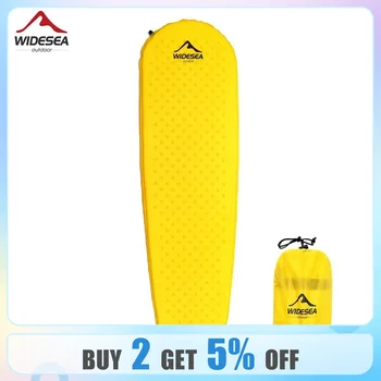 Widesea 캠핑 자체 팽창 매트리스, 접이식 팽창식 에어 베드, 해변 여행 매트, 관광 수면 패드, 야외 하이킹