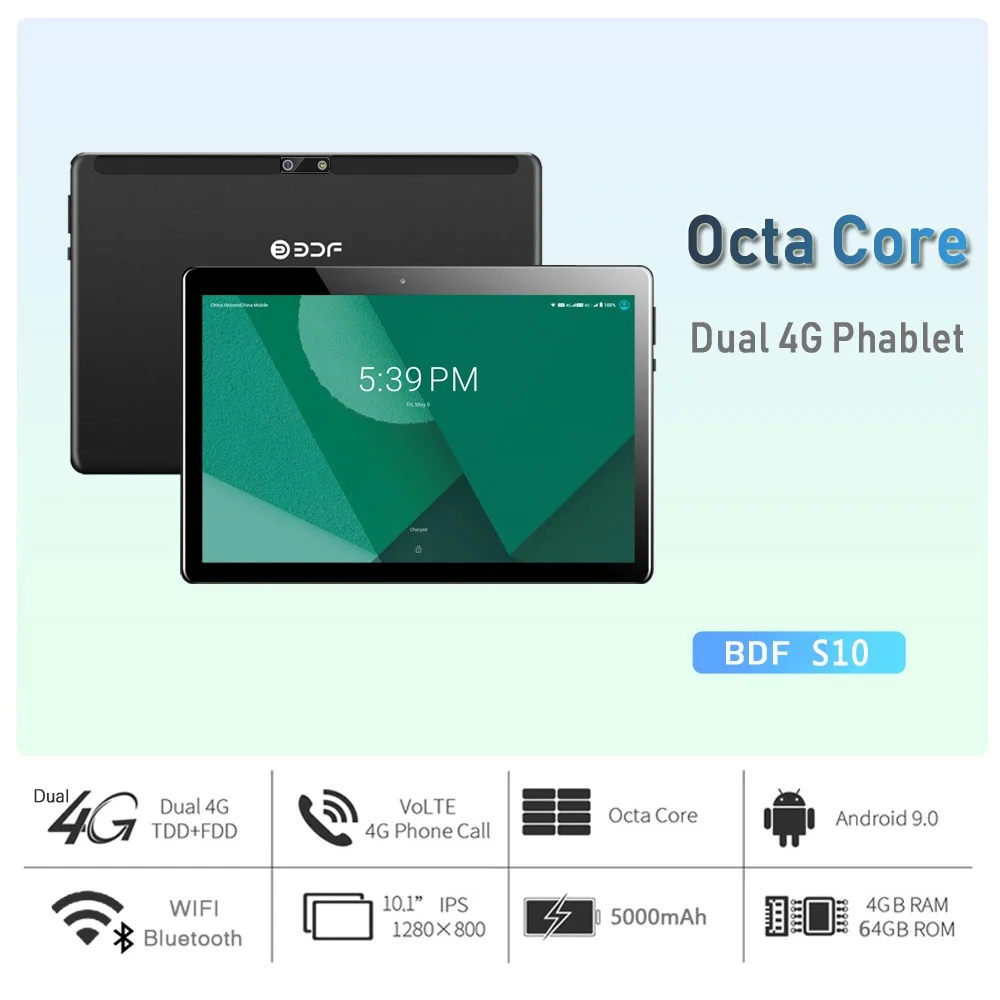 10.1 Inch Octa Core Android Tablet - 4G Phone Call, Dual WiFi, Bluetooth, Dual SIM, 4GB RAM, 64GB ROM Description Image.This Product Can Be Found With The Tag Names 10 inch dual sim tab, Android pc tabs, Free tab, Phone tablet tab, Tabs free 2022