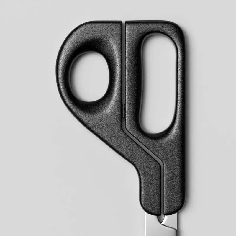 Super Long Office Large Multi-functional Scissors Paper-cutting Special Sharp Extended Blade Strong Scissors - 6