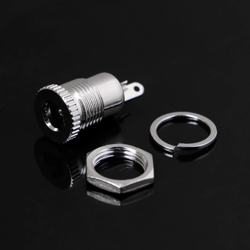 

Female Panel Mount Connector, DC Power Socket, 5.5mm x 2.1mm