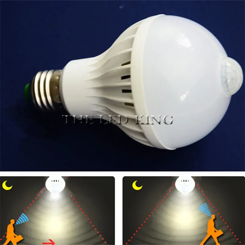 

LED PIR Motion Sensor Lamp 5W 7W 9W Led Bulb E27 220V 110V Auto Smart Led PIR Infrared Body Sensor Lamp E27 Motion Sensor Lights