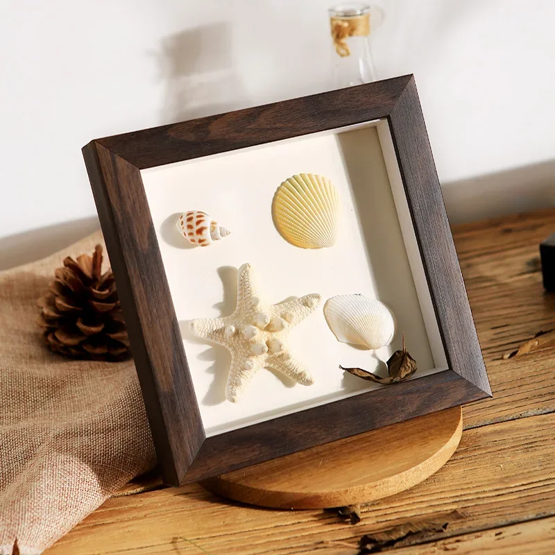 

2869 liyou Solid Wood Picture Frame Mounted Picture Frame Hanging Wall Table Jigsaw Frame Creative Photo Wall Wood