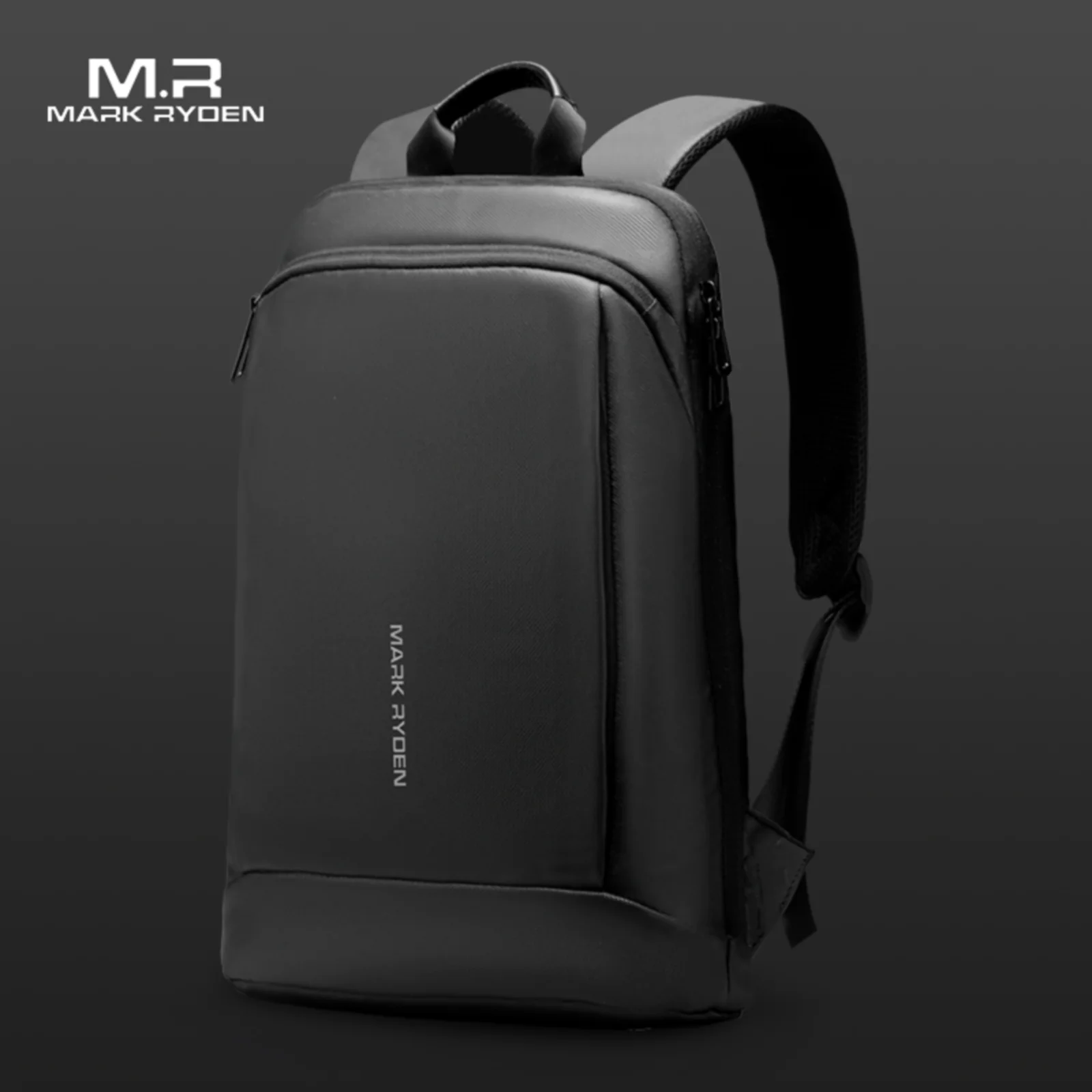 Mochila MarkRyden para homens Mochila para laptop Mochila de negócios fina e leve Mochila escolar
