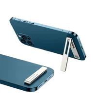 Invisible Ultra Thin Magnetic Mobile Phone Holder Stands Metal Alloy Foldable Cellphone Kickstand Desktop Tablet Bracket Support
