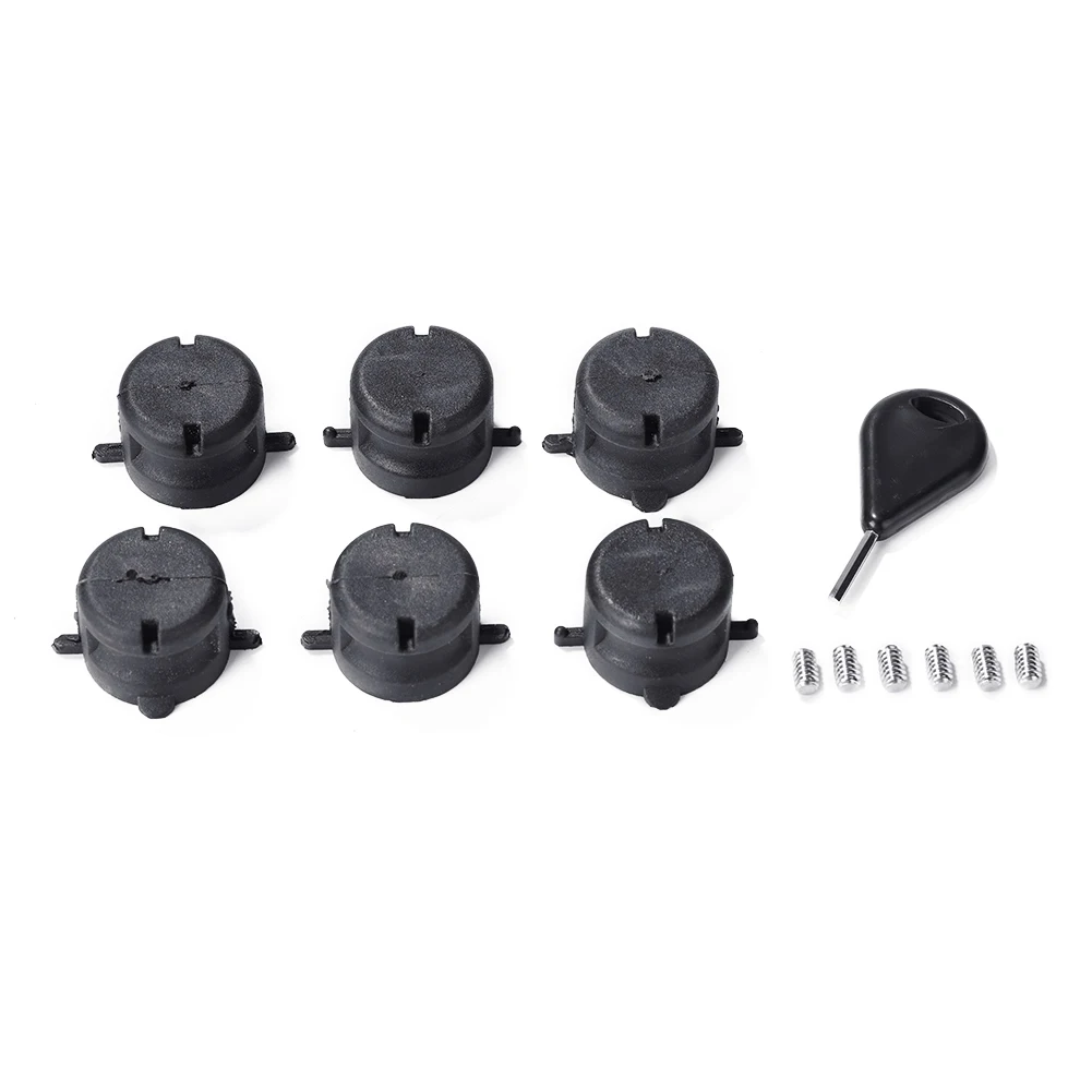 6PCS Surfboard Tail Rudder Slot FCS FIN G5 Plugs Box with Screw Key Wrench ♡ 
