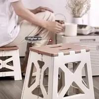 Tabouret pliant portatif extérieur portatif pour un usage domestique, changement de chaussures multifonctionnel, tabouret de pêche de loisirs Simple et léger 6