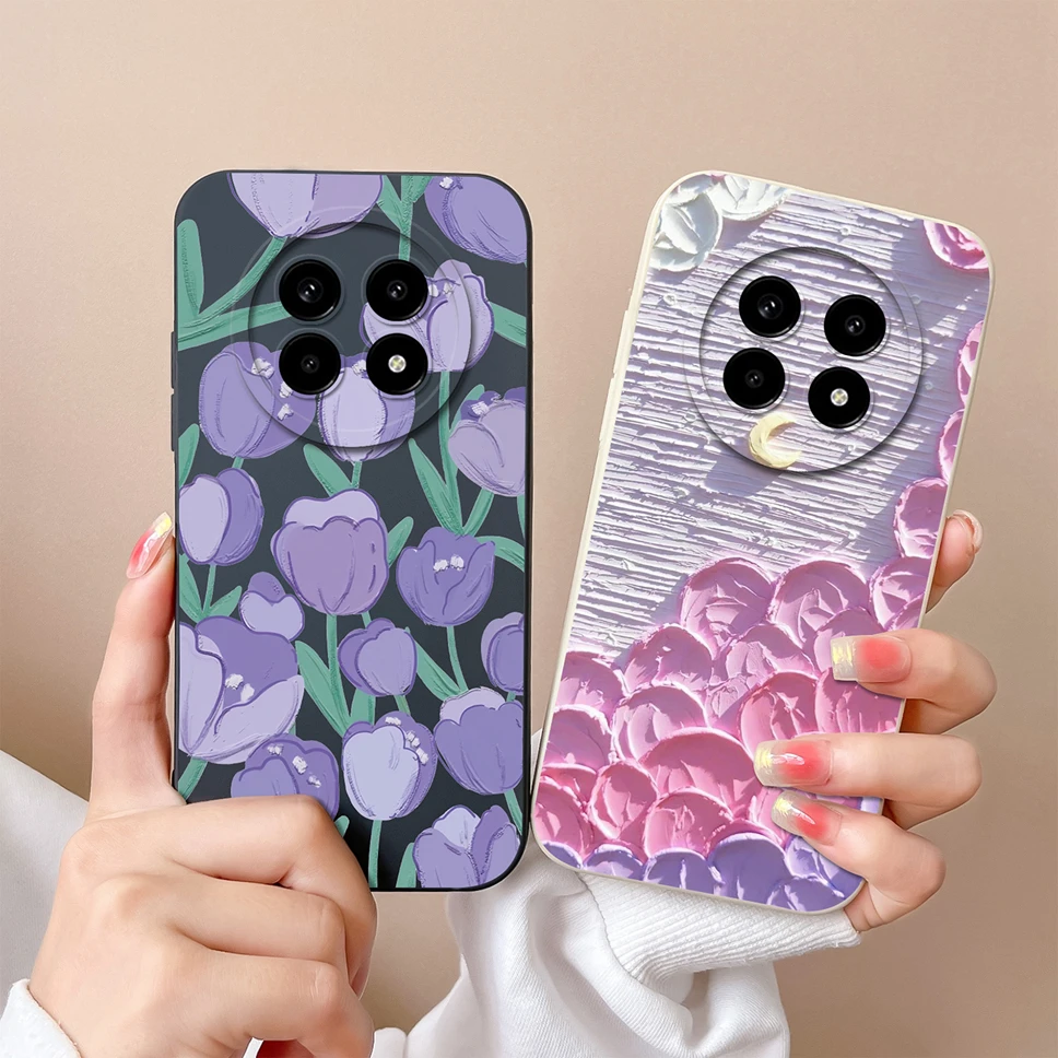 Fashion Aesthetic Style Soft Silicone Shockproof Protective Phone Case - Anti Slip Back Cover