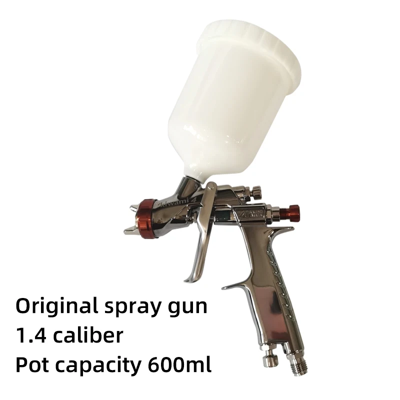 Professional Spray Gun Japan Iwata Kiwami  1.4mm /1.6mm Nozzle for Car Surface Painting 600ml Air Brush Varnish