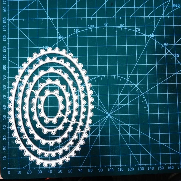 2022 New Arrival Rectangle Triangle Background Cutting Die DIY Scrapbook Card Making Craft Die Photo Album Decoration 