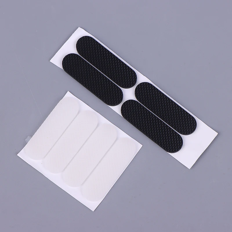 4PCS 블랙/화이트 고무 피트 두께 1.8mm 미끄럼 방지 자체 접착 실리콘 충격 방지 보호 패드 키보드 베이스 캐비닛용