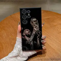 Football Star Black Soft Shell Phone Case - SamsungS23plus 5G (Z1)