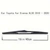 16" Rear Wiper Blade  Windshield Windscreen Clean Tailgate Window Car Rain Brush For Toyota Sienna XL30 2010 - 2020 3