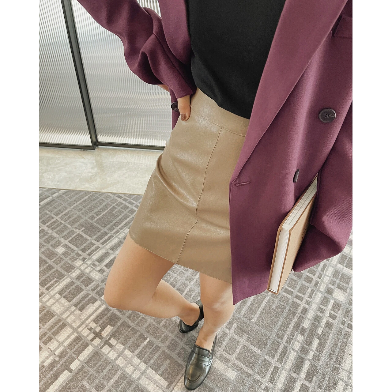 2022 Woman Mini Short Faux Pu Leather Skirt Y2k Clothes Sets Korean Fashion Harajuku Gothic Elegant Vintage Dress New High Waist women suits sets elegant women s pants set women s two piece suit striped single breasted casual formal suit woman combi pants