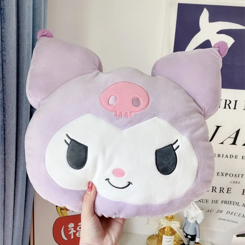 Comfortable Kuromi Back Cushion For Chair Japanese Style Lovely Pillow Sofa Bed Decorative Very Soft Throw Pillow Gifts Girl 2
