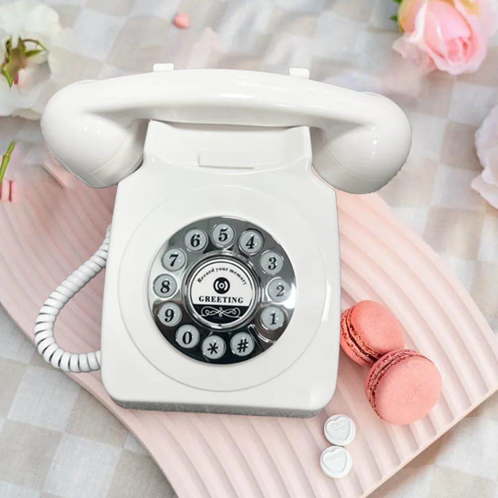 Audio Guestbook Wedding phone Party Gathering Audio Message Book Wedding Telephone Record Guestbook Telephone for wedding