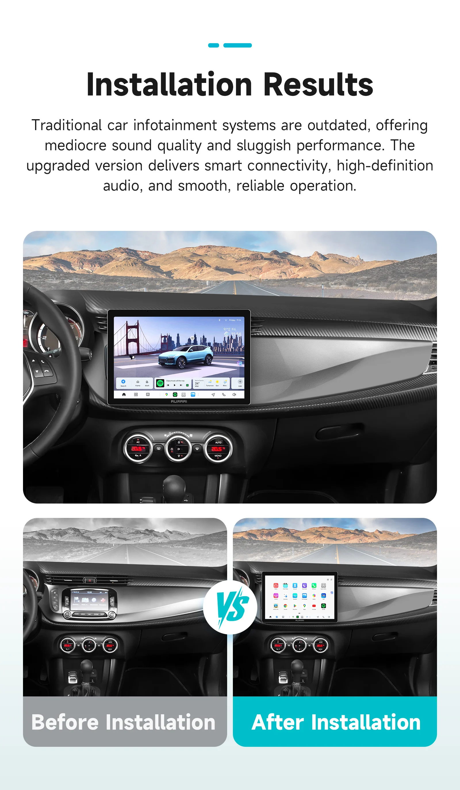 AURAAI 8 Core Android Auto radio Für Alfa Romeo Giulietta 2015 - 2018 Autoradio 2K Intelligente Bildschirm GPS 360 Kamera AI Carplay – Detail 3
