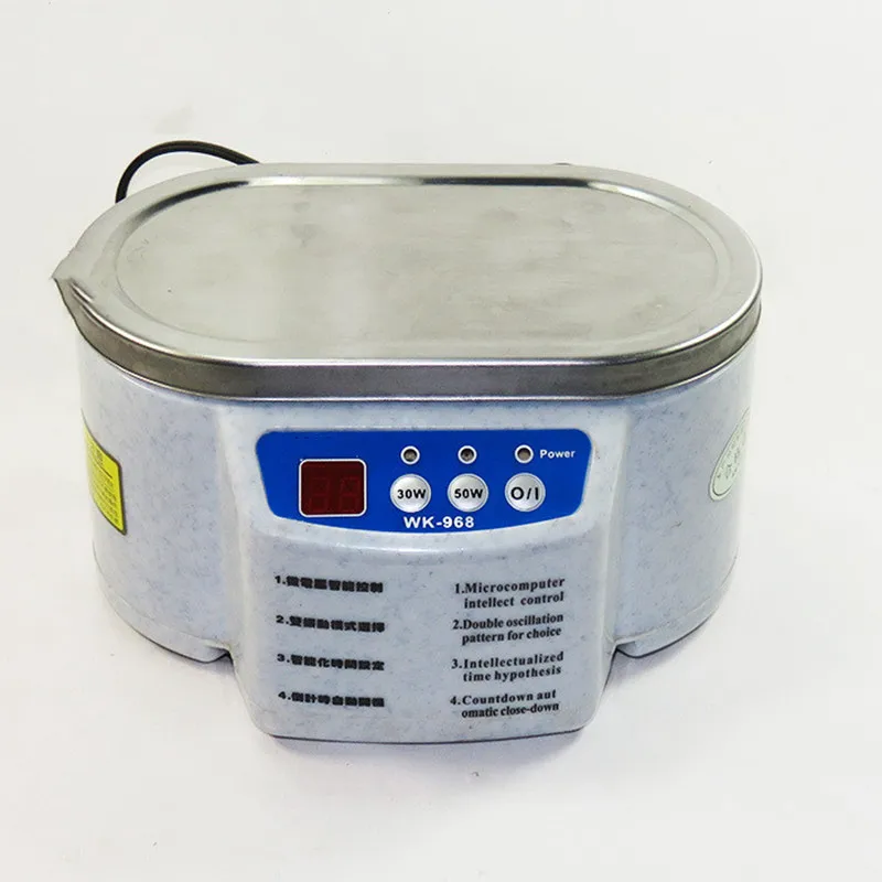 Ultrasonic Cleaner Equipment Jewelry Mobile Phone Motherboard Metal Glasses 30w50w Cleaner Household Home Light Grey New