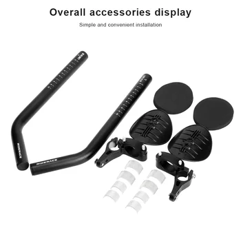 Nax Bike Aero Bars Rest Tt Handlebar For Triathlon Time Trial Tri Cycling Bike Mtb Mountain Bike Rest Handlebar