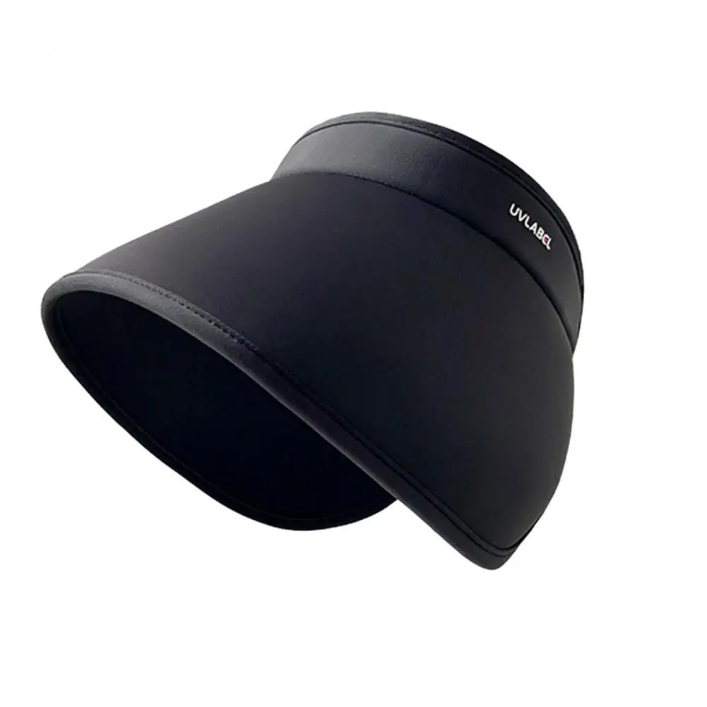 Summer Women Sun Hat With Wide Brim Solid Color Ultralight UV Resistant Empty Toy Sun Shield Hat For Female