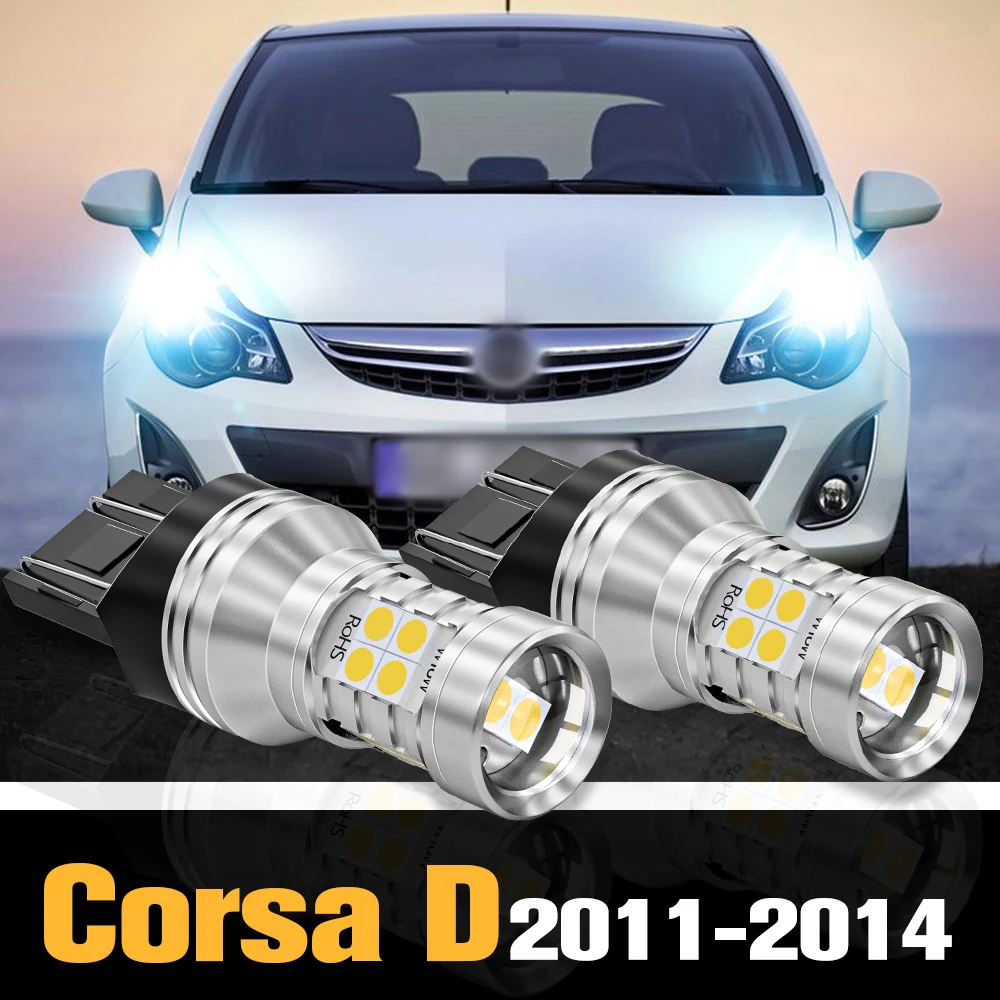 

2pcs Canbus LED Daytime Running Light DRL Accessories For Opel Corsa D 2011 2012 2013 2014