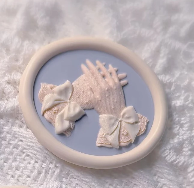 Bronze Metal Eming Stamp  Peony  Knot Series Handmade Color DIY Wax Sealing Stamp Eonal Busin Supplies