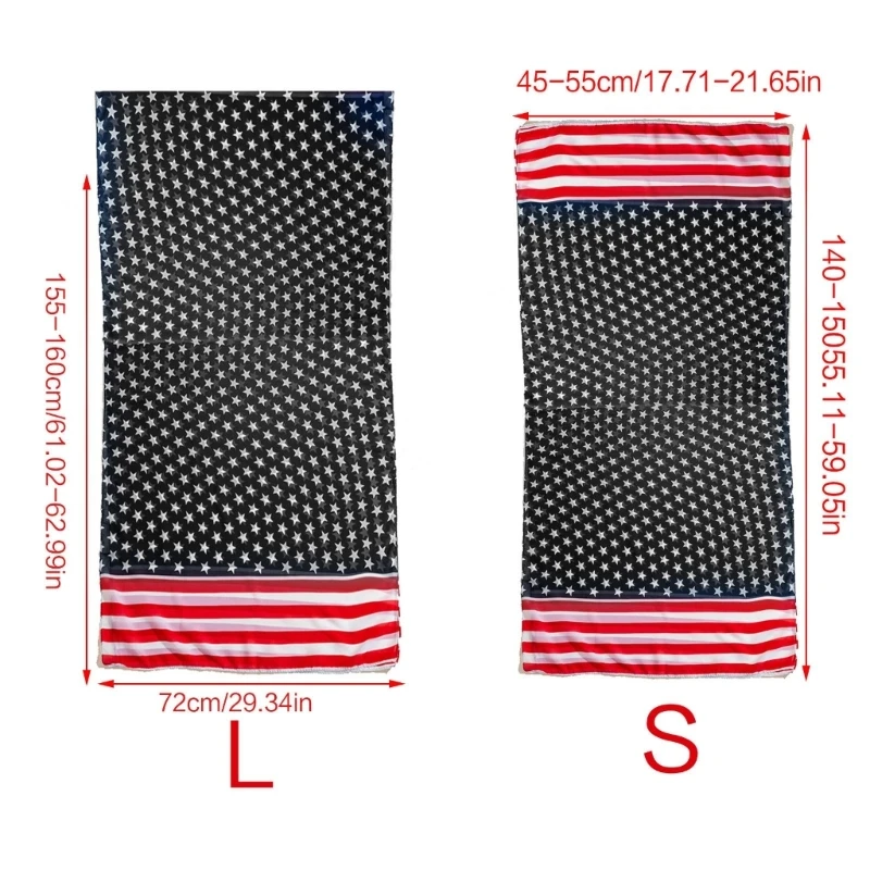 Рисунок 6 - Новый стильный модный шарф с флагом США