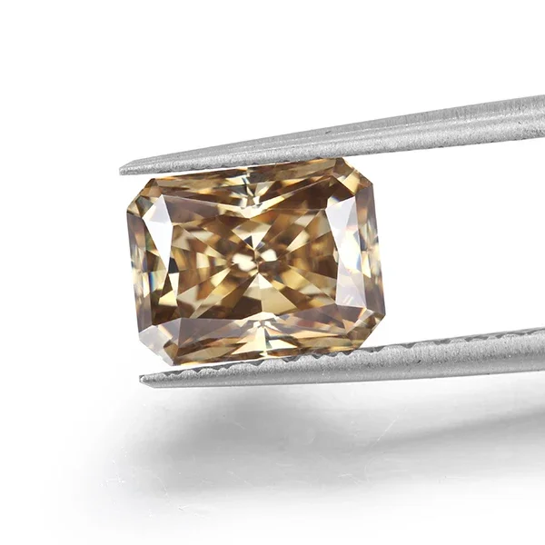 

Камень с муассанитом для изготовления ювелирных изделий, свободный бриллиант цвета шампанского, 5 х7, 10 х14 мм