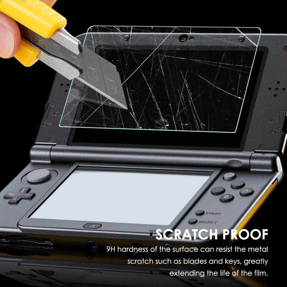 Tempered Glass Protector for Nintendo 3DS XL