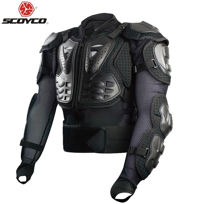 Original Scoyco AM02-2 Motorcycle Armor Racing Jacket Guard Moto Protection Gear Chest Back Protector