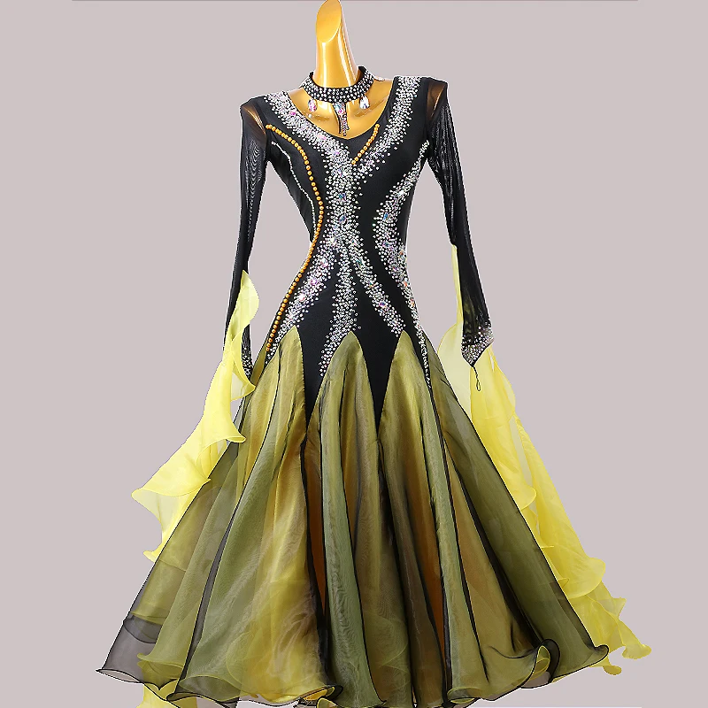 

Женские танцевальные костюмы, платье для вальса, танцевальная одежда, танцевальное платье, стандартное платье для бальной комнаты румбы