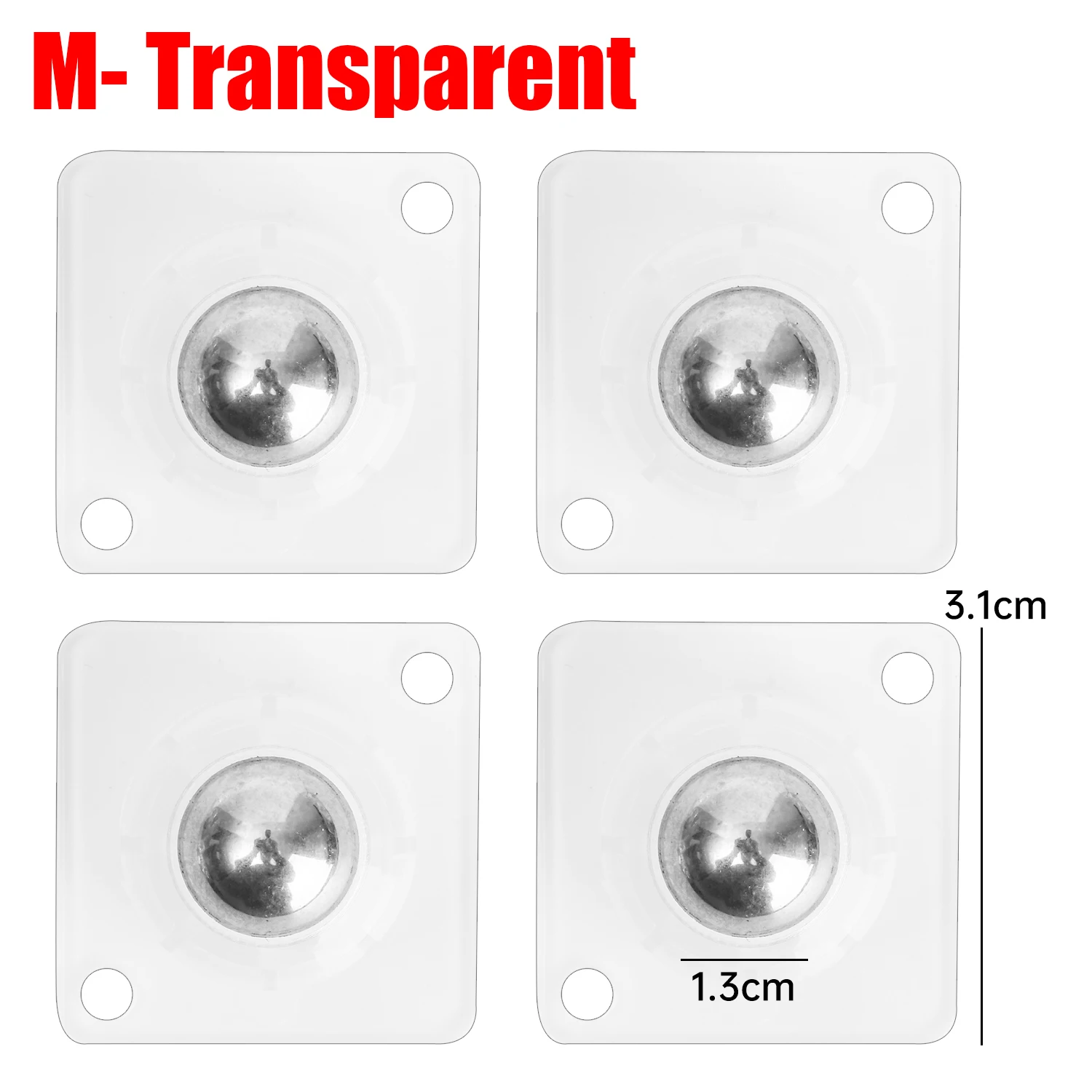 Self-Adhesive 360° Rotating Swivel Caster Wheels for Furniture and Cabinets