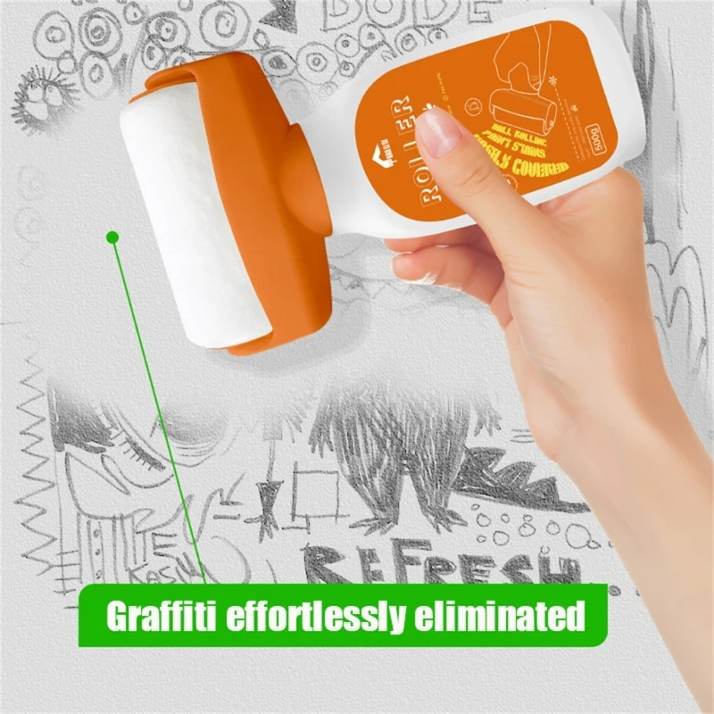 Professional Wall Refurbishment Brush Wall Roller Home Maintenance Powerful Rotating Brush Small Fast Drying KXRE