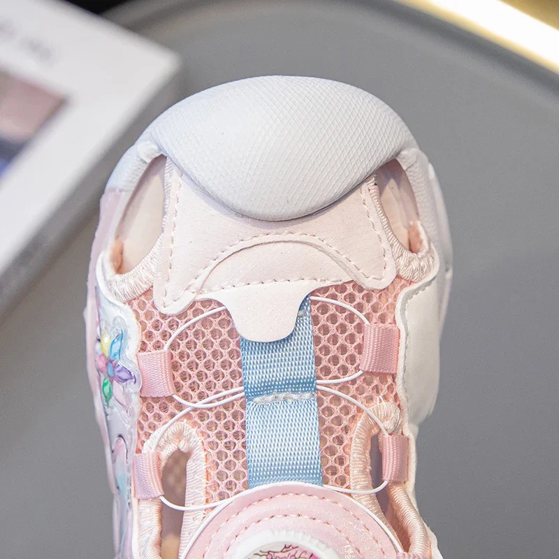 Summer Baby Sport Sandals Toddler Infant Sneakers Kids Summer LED Sandals Boy Sport Luminous Shoes Girl Sneakers Size 23-32