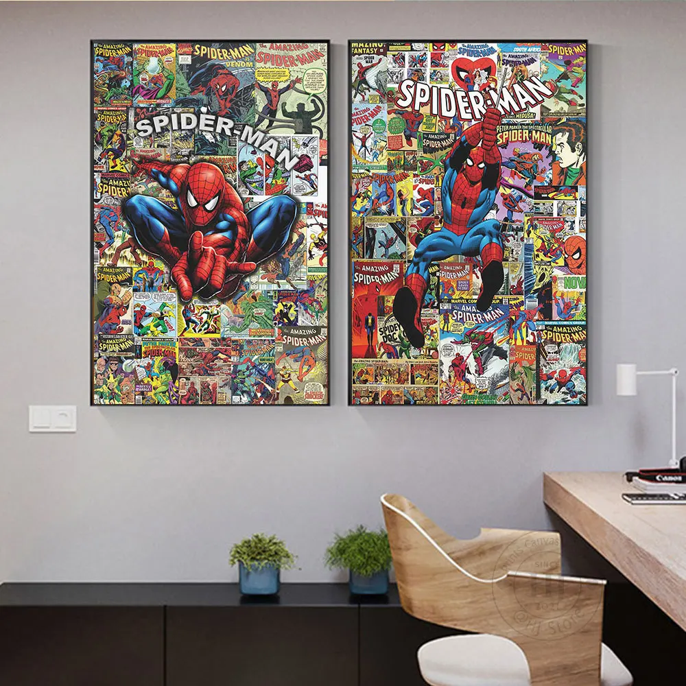 Spiderman Wall Stencils