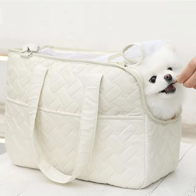 Portable Pet Carrier Bag Fashion Shoulder Crossbody Cat Dog Travel Carrier Lightweight Durable for Small Medium Pets Outdoor Use