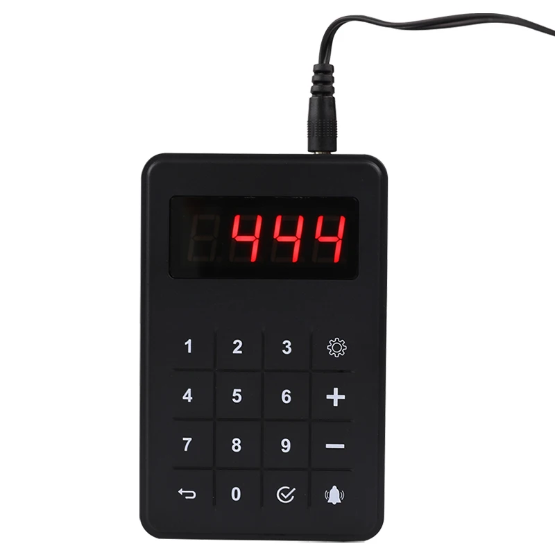 Number Calling System Wireless Queue Calling System Restaurant Pager Queue Management Wireless Keyboard for Bank Wireless Calling System