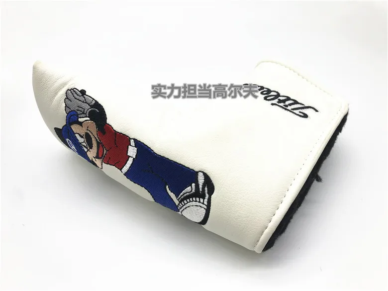 Golf Club Headcover 30 Kinds Golf Club Blade Putter Headcover Super Rat Snow Man Smiling Boxing Stripes Mouse Cherry Blossom