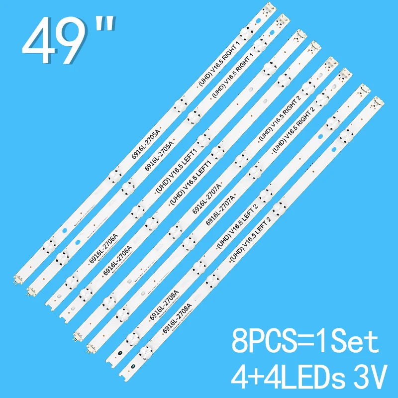 LED TV backlight strip For 49