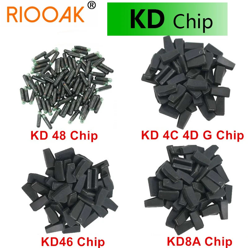 

10pcs KD Chip Auto Transponder KD 8A ID4C/4D ID46 KD-4D KD-46 KD-48 4C 4D 46 48 Copy Chip for KEYDIY KD-X2 Key Programmer Cloner