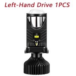 Enhanced High - Performance LED Projector Headlight Bulbs with CSP Chip and Turbo Cooling Fan - H4/9003/HB2 Hi/Lo (1 piece)