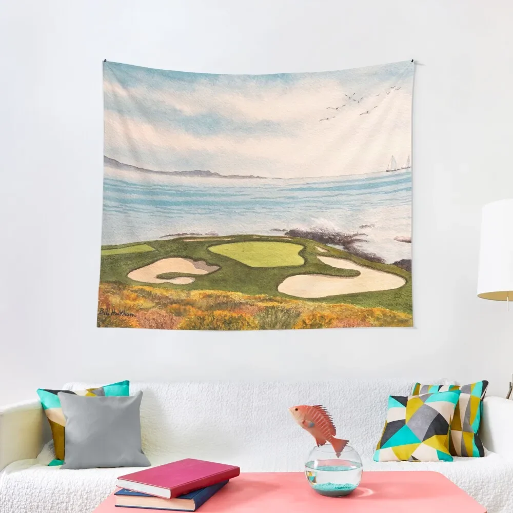

Pebble Beach Golf Course Signature Hole 7 Tapestry Cute Room Decor Bedrooms Decor Tapestry