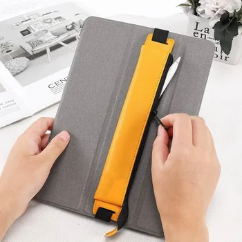Astuccio per penna da 1 pezzo con fascia elastica per dizionario Custodia per penna capacitiva in pelle PU Punto di scansione e portapenne per traduzione di lettura